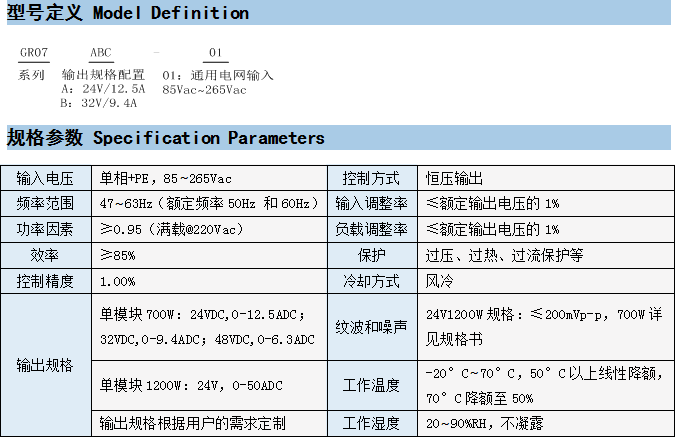 GR系列直流电源