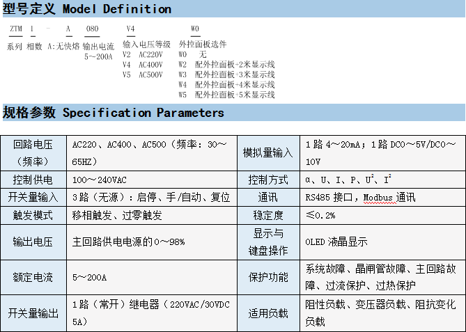 ZTY3三相电力调整器